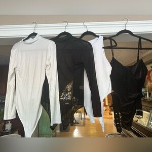 Lot of 4 large body suits